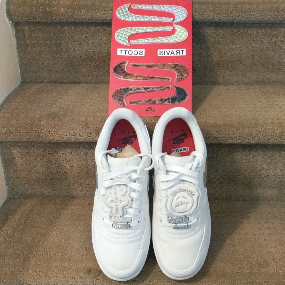 NIKE TRAVS SCOTT AF100 07 WHITE/WHITE
